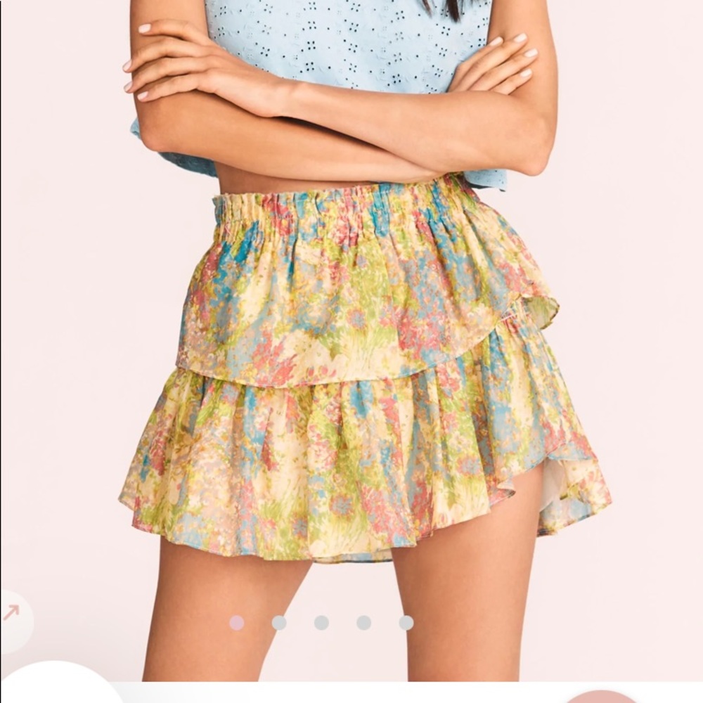 LoveShackFancy ruffle mini skirt